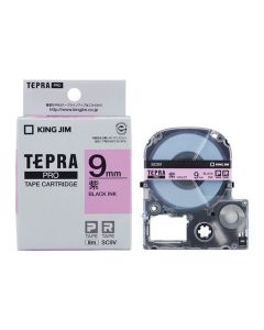 เทปพิมพ์อักษร TEPRA PRO Pastel Color Label 9mm (Purple Tape / Black Ink)