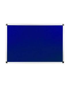 บอร์ดกำมะหยี่ขอบอลูมิเนียม 60 x 90 ซม. น้ำเงิน ONE