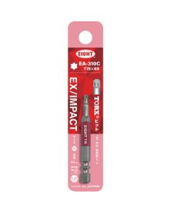 ดอกสว่านบิด EX/IMPACT TORX สี (เดี่ยว) ช่องสอด T15 x 65 มม., 9 มม. และ 13 มม.
