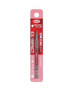 ดอกสว่านบิด EX/IMPACT TORX สี (เดี่ยว) T15 x 100 มม. ช่องสอด 9 มม. และ 13 มม.