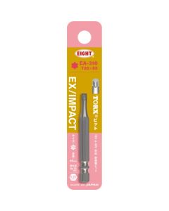 ดอกสว่านบิด EX/IMPACT TORX Bit ชิ้นเดียว T20 x 65 มม. ช่องสอด 9 มม. และ 13 มม.