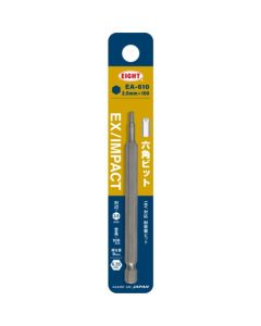 ดอกสว่านบิด EX/IMPACT Hex Bit ขนาด 2.5 มม. x 100 มม. ช่องสอด 9 มม.