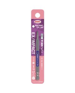 ดอกสว่านบิด EX/IMPACT TORX สี (เดี่ยว) T10 x 100 มม. ช่องสอด 9 มม. และ 13 มม.