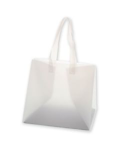ถุงผ้าโพลีเอทิลีน, ถุง Poly Charm Bag, รหัส 05 WMS, สีธรรมชาติ, พร้อมป้ายราคา