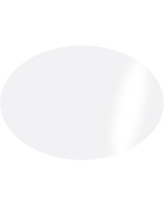 สติกเกอร์ติดป้ายแบบใส รูปทรงวงรี ขนาด 28 x 40 มม. หมายเลข 813