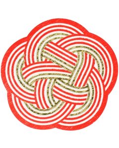 ตราประทับของขวัญ ลายปมลูกพลัม สีทอง