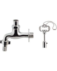 faucet แนวนอนพร้อมข้อต่อที่ใช้ร่วมกัน (แบบกุญแจ)