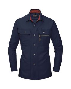 เสื้อเชิ้ตแขนยาว 7033-3-LL สีกรมท่า