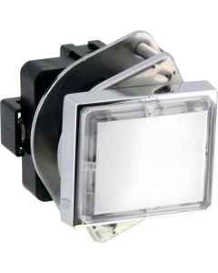 ไฟแสดงสถานะ Φ22 ทรงสี่เหลี่ยม สีขาว AC200/220V
