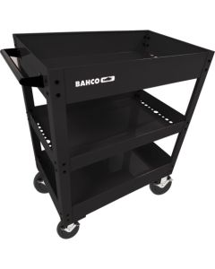 รถเข็นถาดลึก Bahco สีดำ