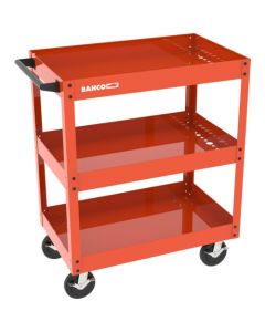 รถเข็นถาดลึก Bahco สีส้ม