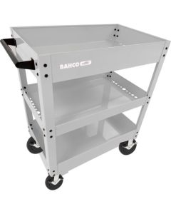 รถเข็นถาดลึก Bahco สีขาว