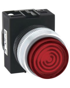 ไฟแสดงสถานะทรงกลม Φ22 สีแดง AC200/220V