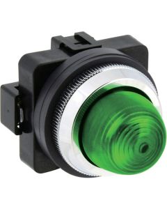 ไฟแสดงสถานะซีรีส์ Φ30 สีเขียว AC200/220V
