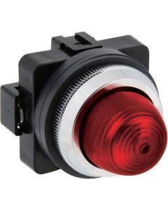 ไฟแสดงสถานะ Φ30 สีแดง AC/DC 100/120V