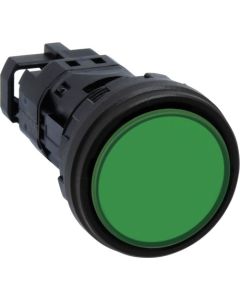 ไฟแสดงสถานะ Φ22 แบบแบน สีเขียว AC200/220V