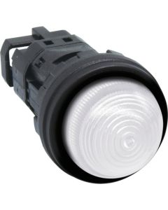 ไฟแสดงสถานะ Φ22 สีขาว ยื่นออกมา AC200/220V