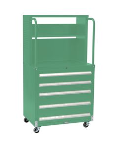รถเข็นตู้เก็บของพร้อมชั้นวางของ ยี่ห้อ Young Green