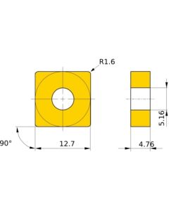 ดอกกัดคาร์ไบด์เคลือบผิวสำหรับงานกลึงสแตนเลส รุ่น MC_MP7100 และ MC7115