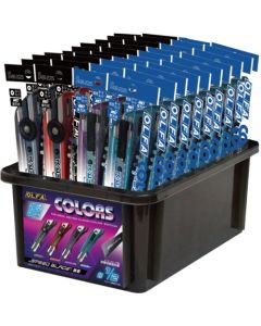 มีดคัตเตอร์ (สีพิเศษรุ่นลิมิเต็ด) COLORS2025 ชุดรวม 40 ชิ้น (4 สี x 5 ชิ้น x 2 แบบ (แบบล็อคด้วยสกรู/แบบล็อคอัตโนมัติ))