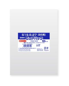ถุง OPP รุ่น Pure Pack 04S ขนาด 19.5-27 สำหรับกระดาษขนาด B5