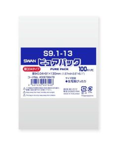 ถุง OPP Pure Pack 04S ขนาด 9.1-13