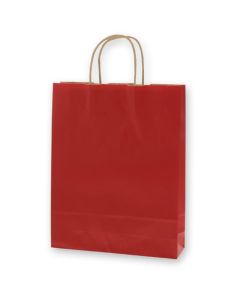 ถุงกระดาษหิ้ว, ถุงใส่จี้ 25 ชิ้น, MS1, ไม่ฟอกสี, สีแดง C