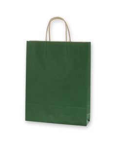 ถุงกระดาษหิ้ว, ถุงใส่จี้ 25 ชิ้น, MS1, ไม่ฟอกสี, สีเขียว C