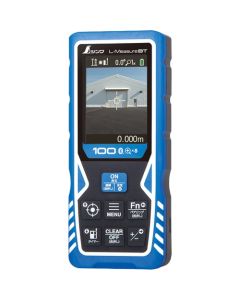 เครื่องวัดระยะด้วยเลเซอร์ L-MEASURE 100 พร้อมกำลังขยาย 8 เท่า ช่องมองภาพ และฟังก์ชันถ่ายโอนข้อมูล