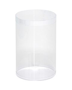 กล่องคริสตัล PVC ทรงกระบอก ขนาด 98 x 150 มม.