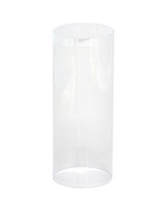กล่องคริสตัล PVC ทรงกระบอก ขนาด 78 x 200 มม.