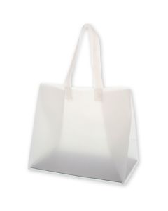 ถุงผ้าโพลีเอทิลีน, ถุง Poly Charm Bag, 05 WM, สีธรรมชาติ, พร้อมป้ายราคา