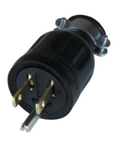 ปลั๊กยางชนิดใบมีดแบนต่อลงดิน 2P15A125V