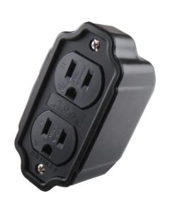 ขั้วต่อคู่แบบใบมีดแบนต่อลงดิน 2P15A125V