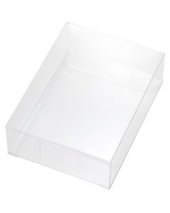 กล่องคริสตัล PVC ขนาด 75 x 30 x 100 มม. แบบเรียบ