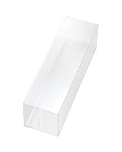 กล่องคริสตัล PVC ขนาด 50 x 50 x 175 มม. แบบเรียบ