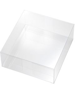 กล่องคริสตัล PVC ขนาด 120 x 50 x 130 มม. ผิวเรียบ