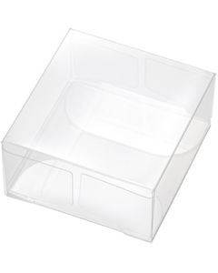 กล่องคริสตัล PVC ขนาด 40 x 20 x 40 ซม. แบบเรียบ