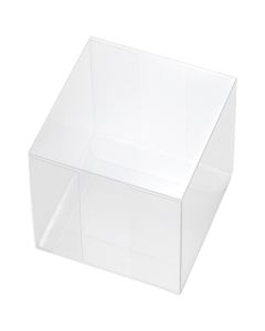 กล่องคริสตัล PVC ขนาด 75 x 75 x 75 มม. แบบเรียบ