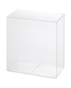 กล่องคริสตัล PVC ขนาด 105 x 52 x 117 มม. ผิวเรียบ