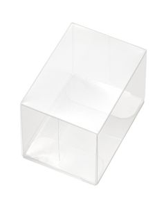 กล่องคริสตัล PVC ขนาด 40 x 40 x 55 ซม. แบบเรียบ
