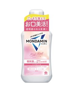 น้ำยาบ้วนปาก Mondamin กลิ่นมินต์อ่อนๆ ขนาด 600 มล.