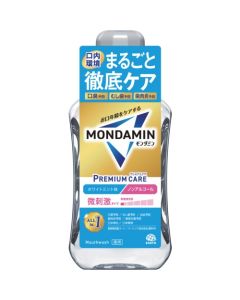 น้ำยาบ้วนปาก Mondamin Premium Care รสไวท์มินต์ ขนาด 600 มล.