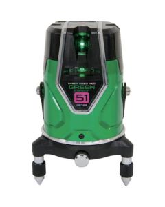 Laser Robo Green NeoESensor 51 แนวตั้งและแนวนอนแกนถนนสี่เหลี่ยมขนาดใหญ่ x 2, หมึกกราวด์