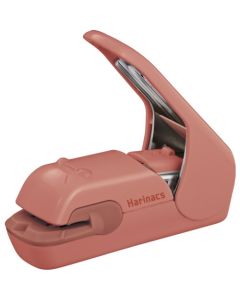 เครื่องเย็บกระดาษแบบไร้ลวดเย็บ HarinaX Press SLN-MPH105 สีชมพูแซลมอน