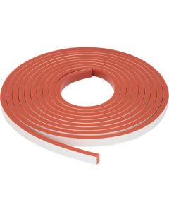 เชือกฟองน้ำซิลิโคนทรงสี่เหลี่ยม ขนาด 6 x 30 มม. ยาว 50 เมตร พร้อมเทปกาวสองหน้า