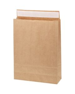 ถุงส่งสินค้า ชนิด E ขนาดกลาง ไม่ฟอกสี สีพื้น