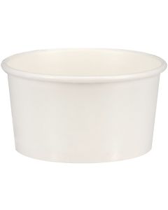 ถ้วยไอศกรีม 76-100 สีขาว