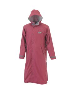 เสื้อกันฝนทางเข้า สีชมพู 3L