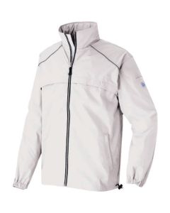 เสื้อแจ็คเก็ต Eco (unisex) สีขาวบริสุทธิ์ LL